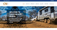 Desktop Screenshot of caravanandrvworks.com.au